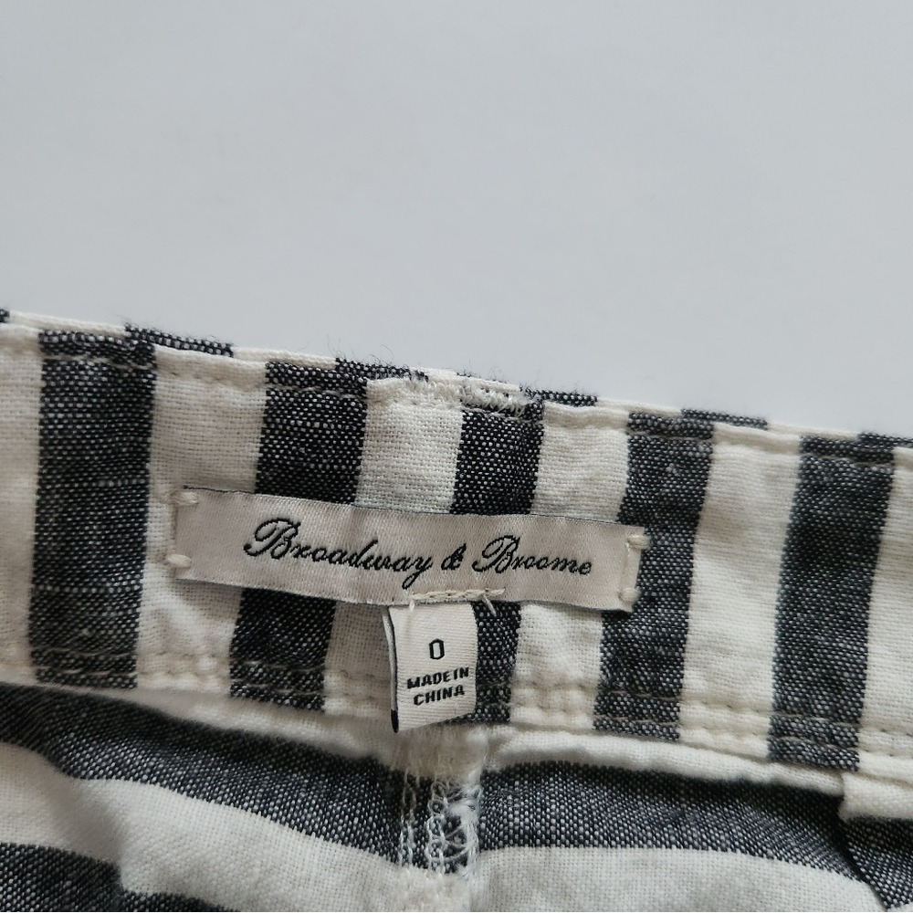 Broadway and Broome Madewell Linen Skirt women's size 0 - Picture 2 of 4